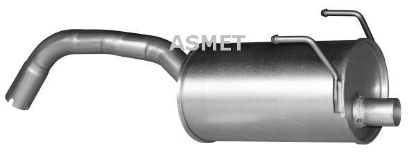 Silenziatore posteriore - 16.072 ASMET
